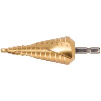 HSS-TiN Stufenbohrer,Ø 4-12mm, 9 Stufen