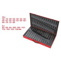 HSS-G Spiralbohrer-Satz, 230-tlg, 1-13mm