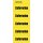 Inhaltsschilder Lieferanten - Beutel mit 100 Stück, gelb