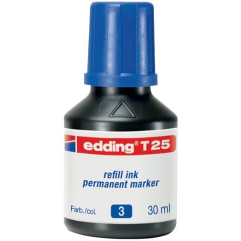T 25 Nachfülltinte - für Permanentmarker, 30 ml, blau
