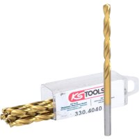HSS TiN Spiralbohrer, 4mm, 10er Pack