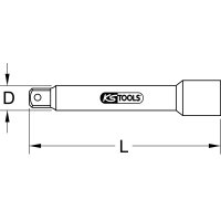 Gewindebohrverlängerung, 5,5mm/M9-M10
