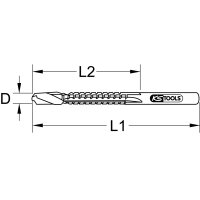 HSS Fräsbohrer, 8mm