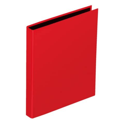 Ringbuch Basic Colours - A5, 2-Bügel-Mechanik, Ring-Ø 20mm, rot