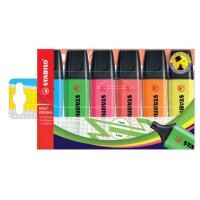 STABILO BOSS ORIGINAL Textmarker farbsortiert, 6 St.