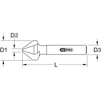 HSS Kegel- und Entgratsenker 90°, 31mm