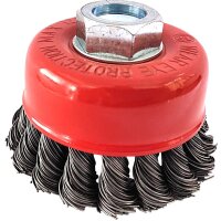 Stahldrahttopfbürste 0,5mm, Ø 80mm