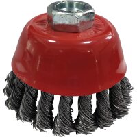 Stahldrahttopfbürste 0,5mm, Ø 90mm