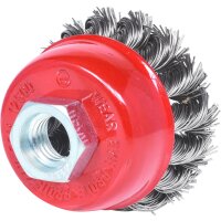 Rostfreie Stahldrahttopfbürste 0,5mm, Ø 65mm