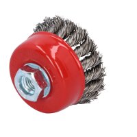 Rostfreie Stahldrahttopfbürste 0,5mm, Ø 75mm