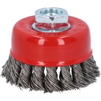 Rostfreie Stahldrahttopfbürste 0,5mm, Ø 75mm