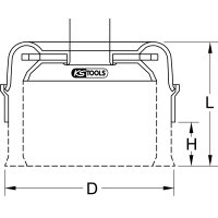 Rostfreie Stahldrahttopfbürste 0,5mm, Ø 90mm