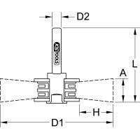 Stahldrahtbürstenscheibe 0,3mm, Ø 50mm