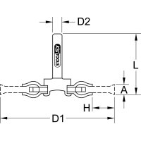 Stahldrahtrundbürste 0,5mm, Ø 75mm