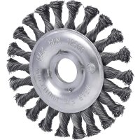 Stahldrahtrundbürste 0,5mm, Ø 125mm