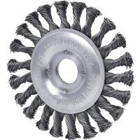 Stahldrahtrundbürste 0,5mm, Ø 125mm