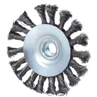Kegelform-Stahldrahtrundb&uuml;rste 0,5mm,...