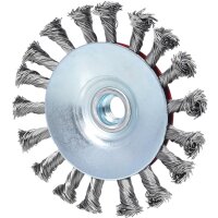 Rostfreie Kegelform-Stahldrahtrundb&uuml;rste, 0,5mm,...