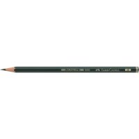 FABER-CASTELL 9000 Bleistift 6B gr&uuml;n, 1 St.