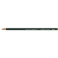 FABER-CASTELL 9000 Bleistift 4B gr&uuml;n, 1 St.