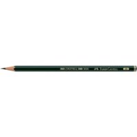 FABER-CASTELL 9000 Bleistift 3B gr&uuml;n, 1 St.