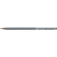 FABER-CASTELL GRIP 2001 Bleistift H silber, 1 St.
