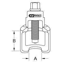 Vibro-Impact Universal-Kugelgelenk-Abzieher-Glocke 32 x 90 mm