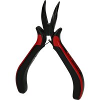 Feinmechanik-Flachrundzange-gebogen, 130mm