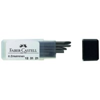 FABER-CASTELL 123121 Zirkelminen H 2,0 mm, 6 St.