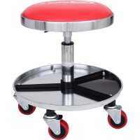 Fahrbarer und höhenverstellbarer Hocker, belastbar bis 135kg