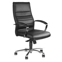 Chefsessel TD Luxe 10 - schwarz, Leder,  gallery