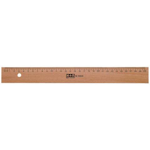 Holzlineal - 40 cm