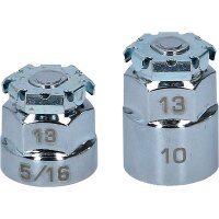 GEARplus Bit-Adapter-Satz, 2-tlg, 5/16"-10mm