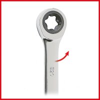 GEARplus Torx-E-Doppel-Ratschenringschlüssel,E6xE8