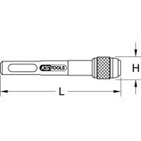 1/4" Magnetischer Schnellwechsel-Bithalter, 78mm