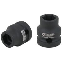 1/2" Sechskant-Kraft-Stecknuss, extra kurz, 12,0 mm