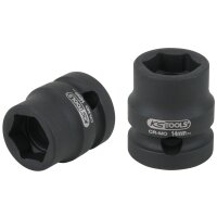 1/2" Sechskant-Kraft-Stecknuss, extra kurz, 14,0 mm