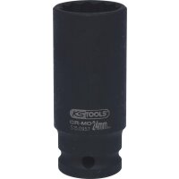 1/2" 12-kant-Kraft-Stecknuss, lang, 24 mm