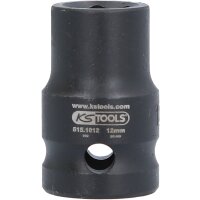 1/2" Sechskant-Kraft-Stecknuss, kurz, 12mm