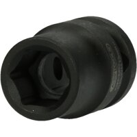 1/2" Sechskant-Kraft-Stecknuss, kurz, 13mm
