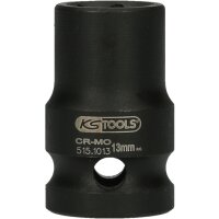 1/2" Sechskant-Kraft-Stecknuss, kurz, 13mm