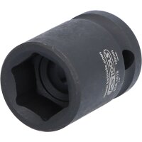 1/2&quot; Sechskant-Kraft-Stecknuss, kurz, 18mm