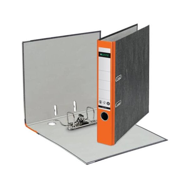 1050 Ordner A4 Wolkenmarmor, 52 mm, orange