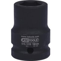 3/4" Sechskant-Kraft-Stecknuss, kurz, 19mm