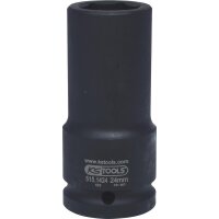 3/4" Sechskant-Kraft-Stecknuss, lang, 24mm
