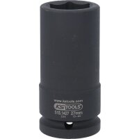 3/4" Sechskant-Kraft-Stecknuss, lang, 27mm