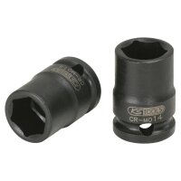 1/4" Sechskant-Kraft-Stecknuss, kurz, 6mm
