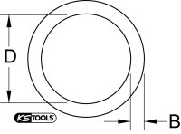 1" O-Ring für Kraft-Stecknuss 22-70 mm
