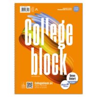 Collegeblock - A4, 80 Blatt, 60 g/qm, 9mm liniert