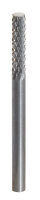 HM Zylinder-Frässtift Form A ohne Stirnverzahnung, 3mm